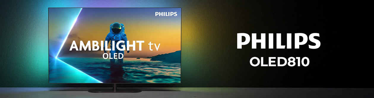 Philips OLED810 : TV 4K 120 Hz, Ambilight et Dolby Atmos