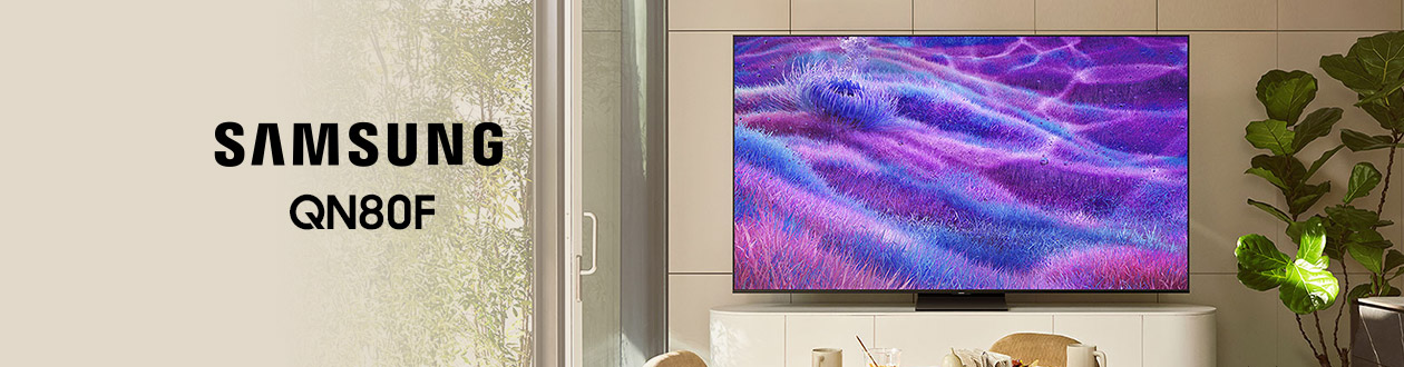 TV Samsung QN80F : Neo QLED 4K, 144 Hz et Dolby Atmos