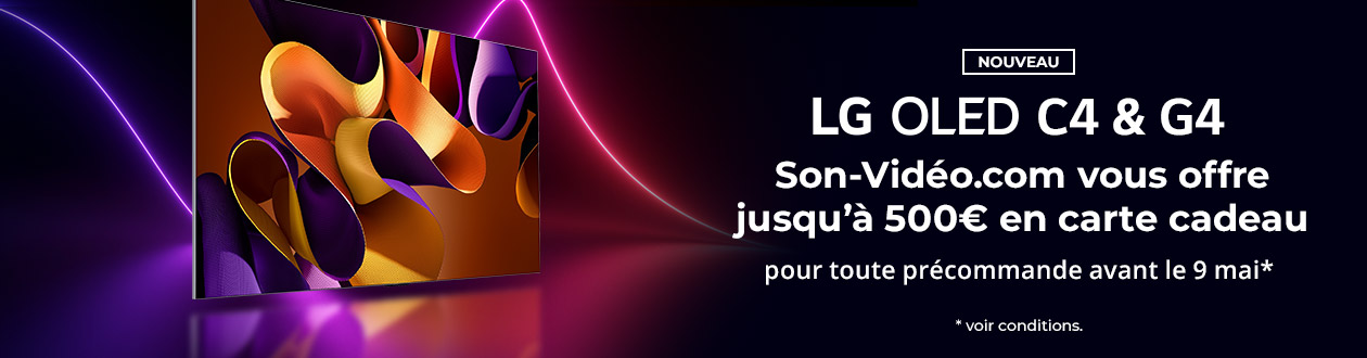 Précommande TV LG OLED : G4 et C4