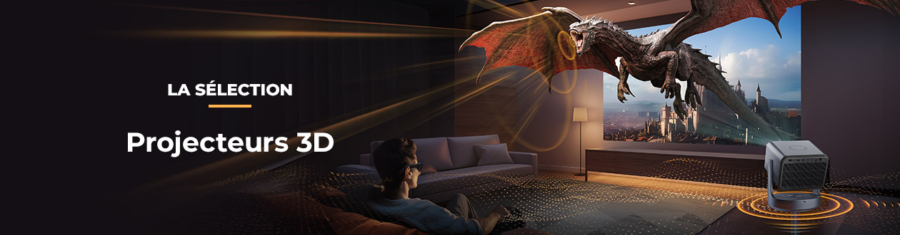 Vidéoprojecteurs 3D : immersion et réalisme garantis