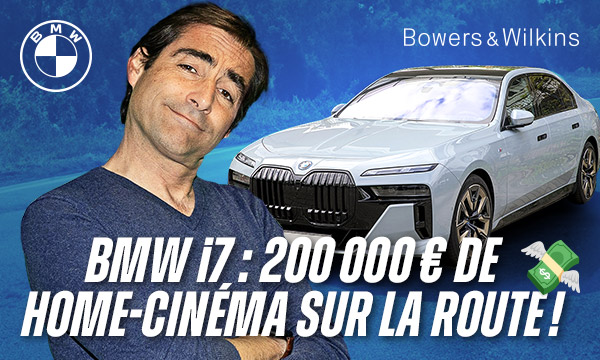 BMW i7 : 200 000 € de home-cinéma sur la route !