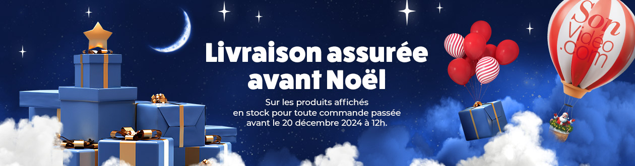 Livraison assurée avant Noël