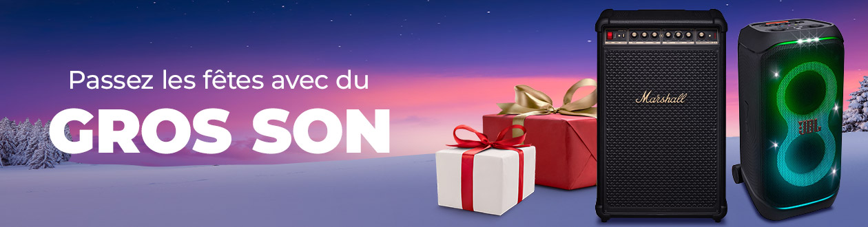 Idée cadeau Noël : gros son