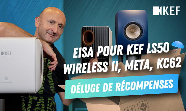 KEF : EISA pour LS50 Wireless II, Meta, KC62