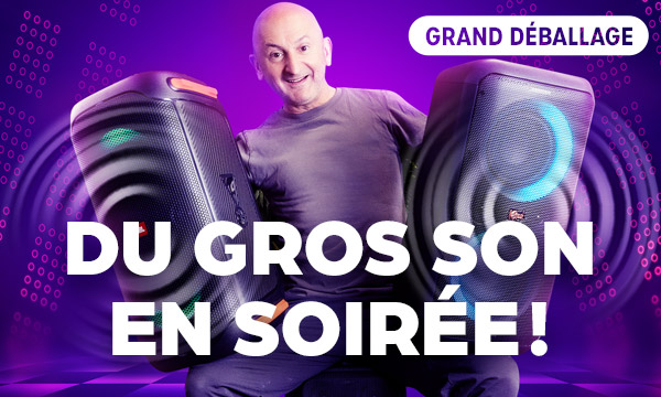 Enceintes de soirée : plus que du GROS SON ?