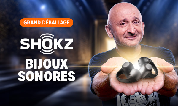 Écouteurs Shokz Open Dots 2 et Air