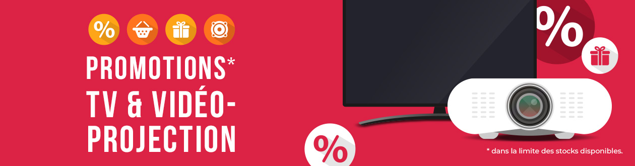 Promotions TV et vidéoprojection