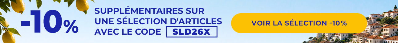 Soldes dernière démarque -10% supplémentaires avec le code SLD26X
