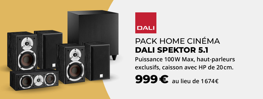 Dali Spektor 5.1 : Pack enceintes home-cinéma