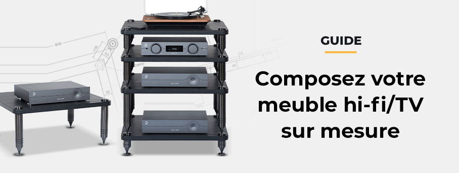 Composez votre meuble sur mesure : Meubles hi-fi/TV modulables