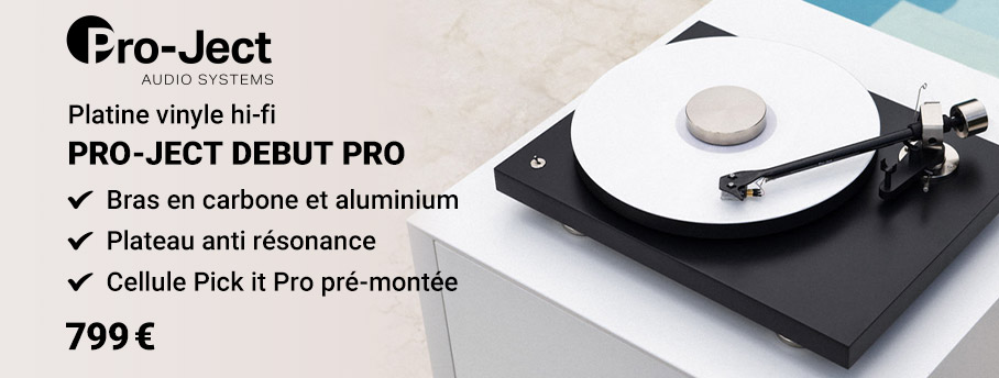 Pro-Ject Debut Pro : Platine vinyle haute-fidélité