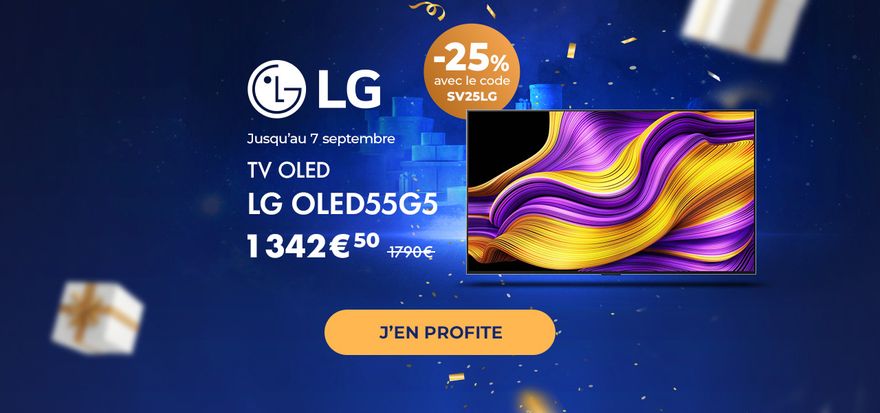 BH : 25 ans - LG OLED55G5