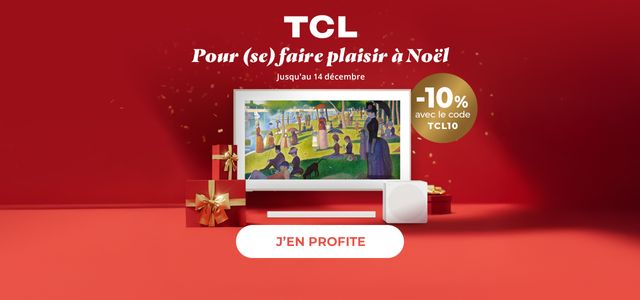 BH : Promo TCL -10% noel 2025