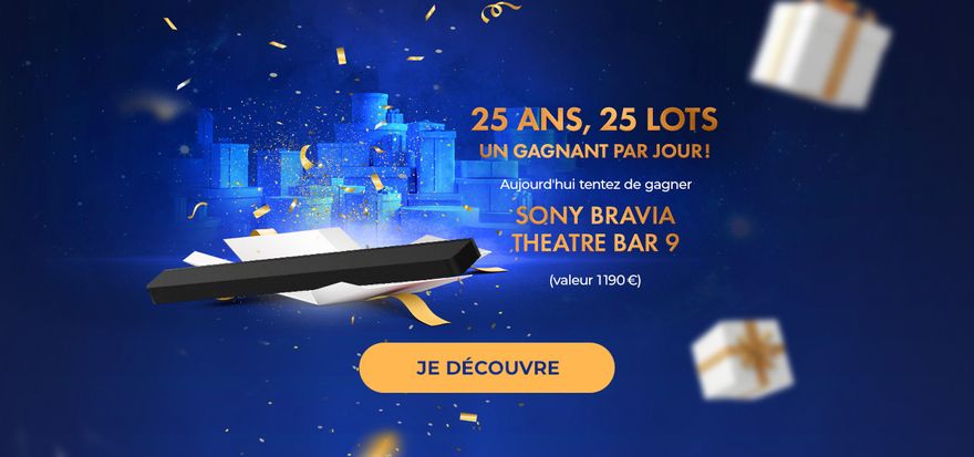 BH : 25 ans, 25 cadeaux - Sony Bar 9