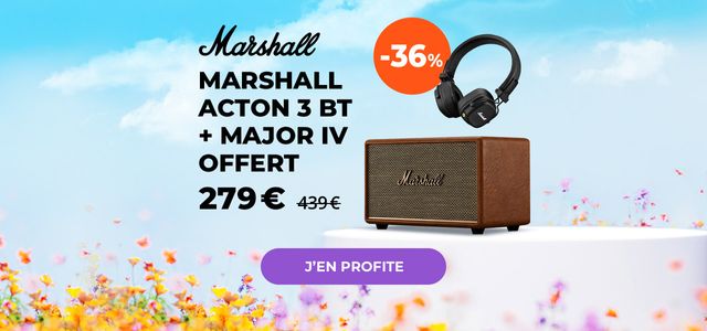 BH : Fête des Mères Marshall Acton 3 BT Marron