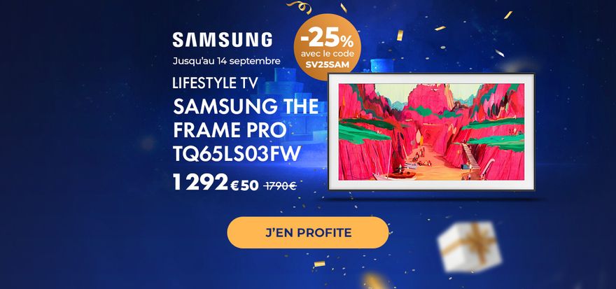 BH : 25 ans - Samsung TQ65LS03FW