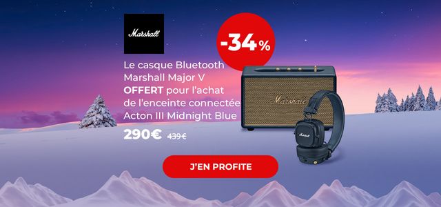 BH : Bundle Marshall Casque offert