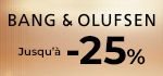 BH : Bang & Olufsen : Jusqu'à -25 %