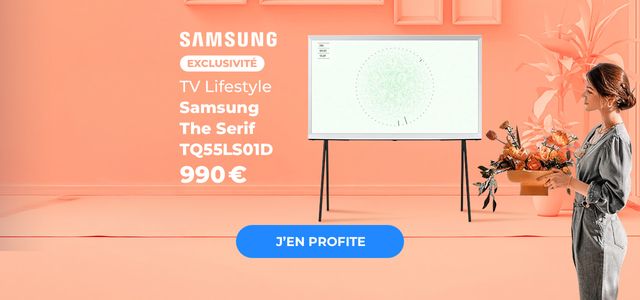 BH : Exclusivité Samsung The Serif TQ55LS01D