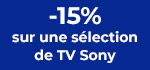 BH : -15 % TV Sony15