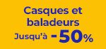 BH : Soldes casques et baladeurs