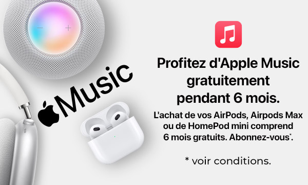 Apple Music gratuit pendant 6 mois