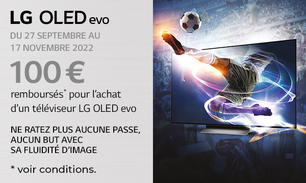 TV OLED LG C2 : 100 € remboursés