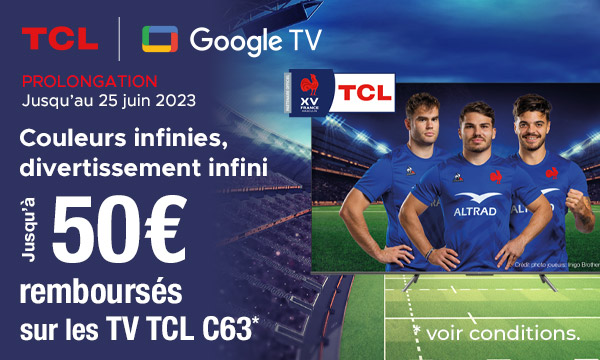 TV TCL QLED760 : jusqu'à 100 € remboursés