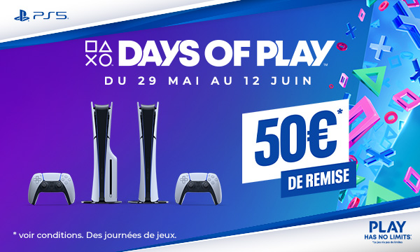 Offre Playstation Days of Play 2024