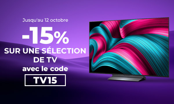 -15 % sur les TV