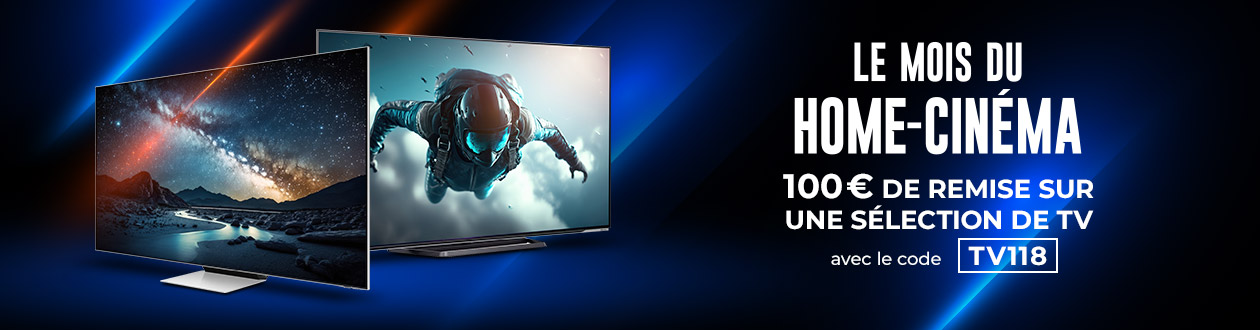 Mois du Home Cinéma 2023 : 100€ de remise sur une sélection de TV