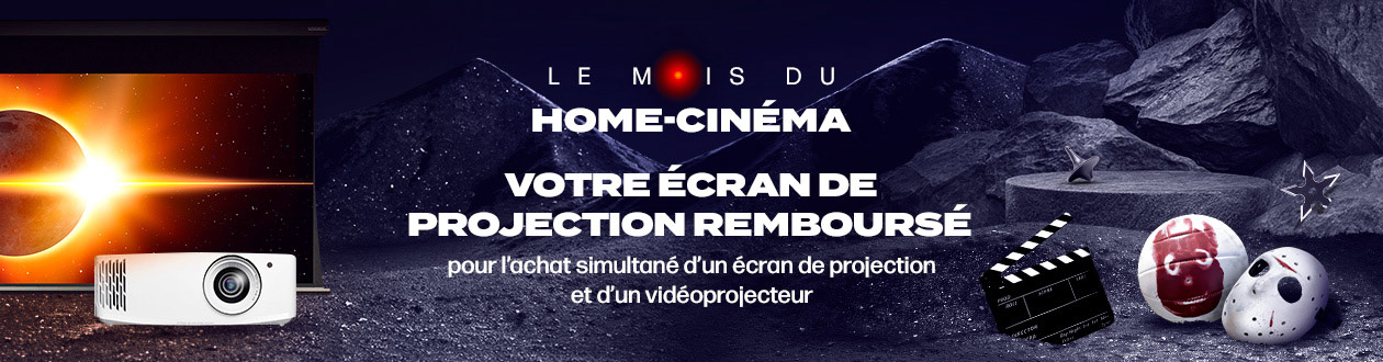 Votre écran de projection remboursé !