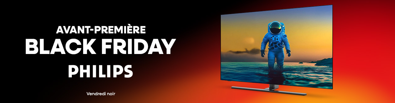 Avant-première Black Friday : Jusqu'à -17 % sur ces TV Philips