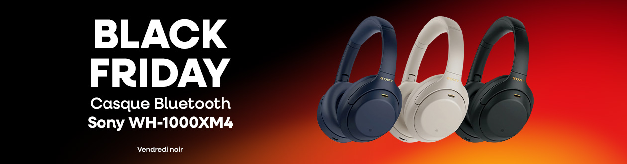 Black Friday Sony WH-1000XM4 : 20 % de remise sur ce casque iconique