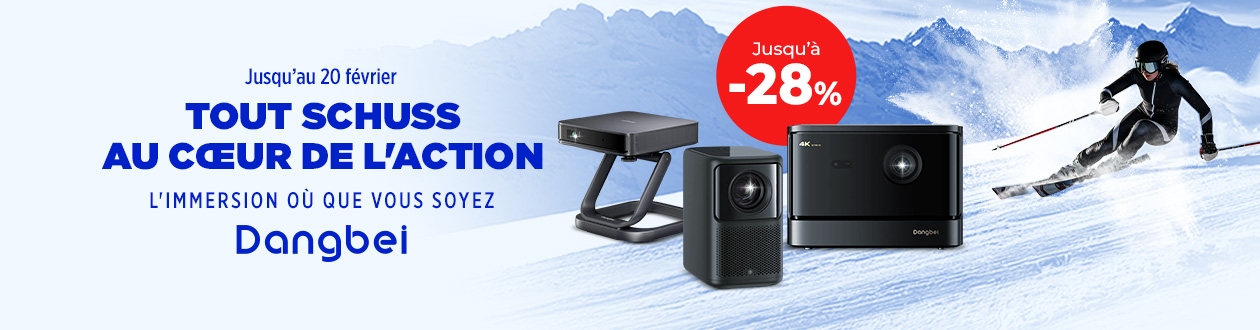 Au cœur de l'action avec Dangbei : Jusqu'à -28 % sur ces vidéoprojecteurs