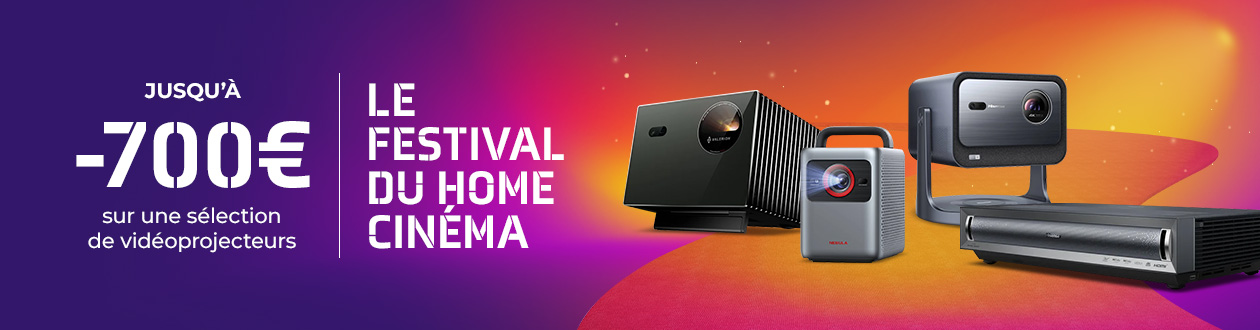 Festival du home-cinéma : Jusqu'à -700 € sur une sélection de vidéoprojecteurs