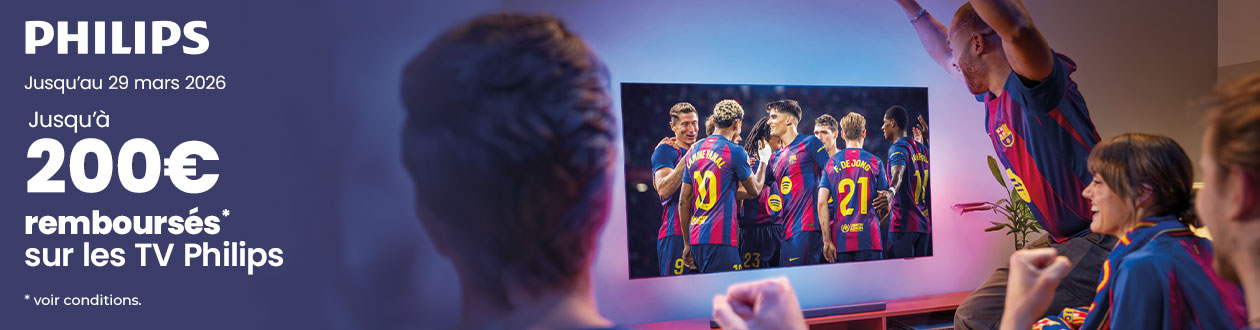 TV Ambilight Philips : jusqu'à 200 € remboursés