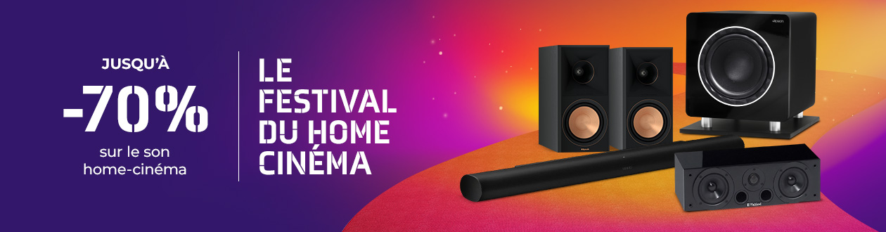 Festival du home-cinéma : Jusqu'à -70% sur l'univers audio