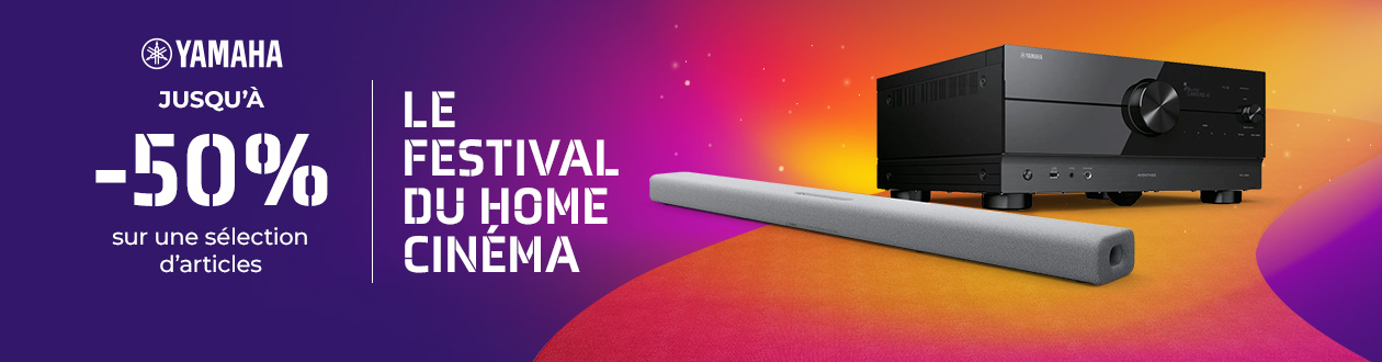 Festival du home-cinéma : jusqu'à -50 % sur une sélection Yamaha