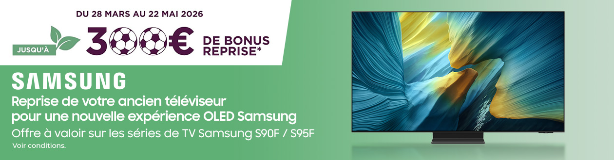 Offre reprise Samsung : remises sur les TV OLED