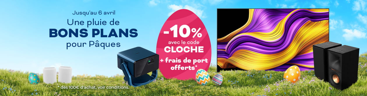 Pluie de bons plans pour Pâques : -10 % avec le code CLOCHE