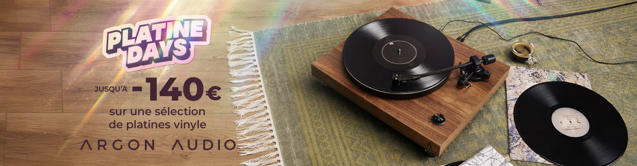 Platine days : jusqu'à -140 € sur une sélection de platines Argon Audio