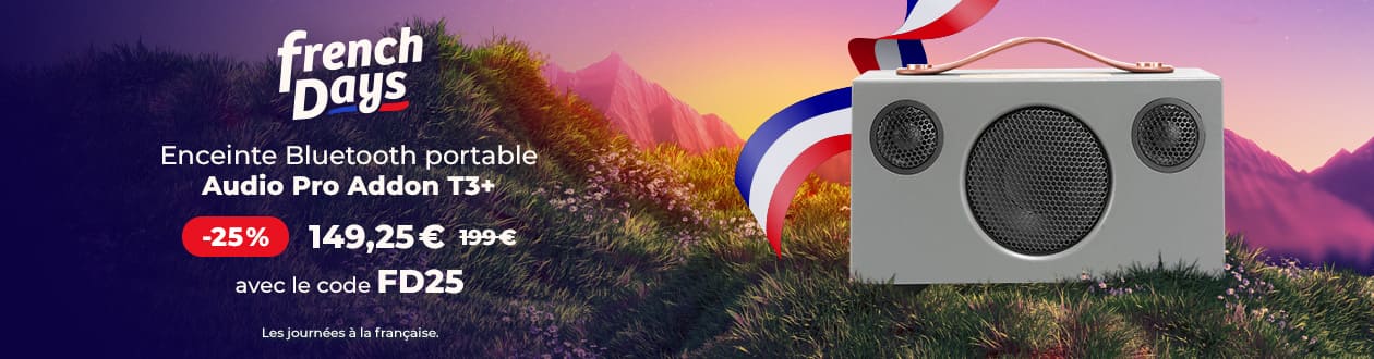 French Days : -25 % sur les enceintes Audio Pro Addon T3+
