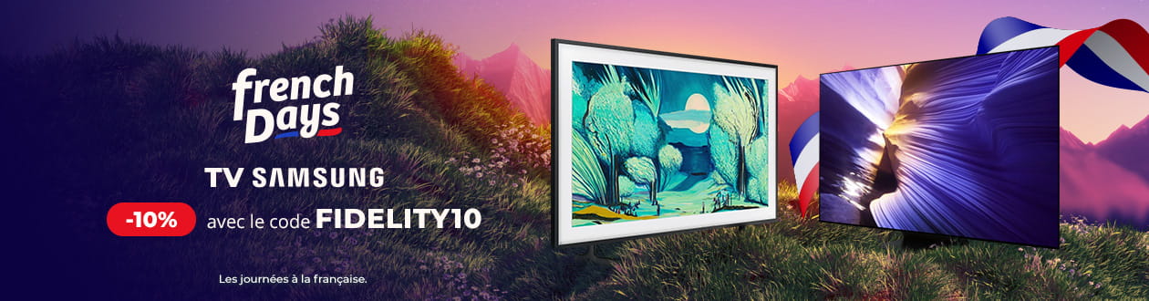 Code fidélité Samsung : -10 % sur ces TV