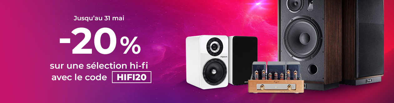 -20 % sur une sélection hi-fi avec le code HIFI20