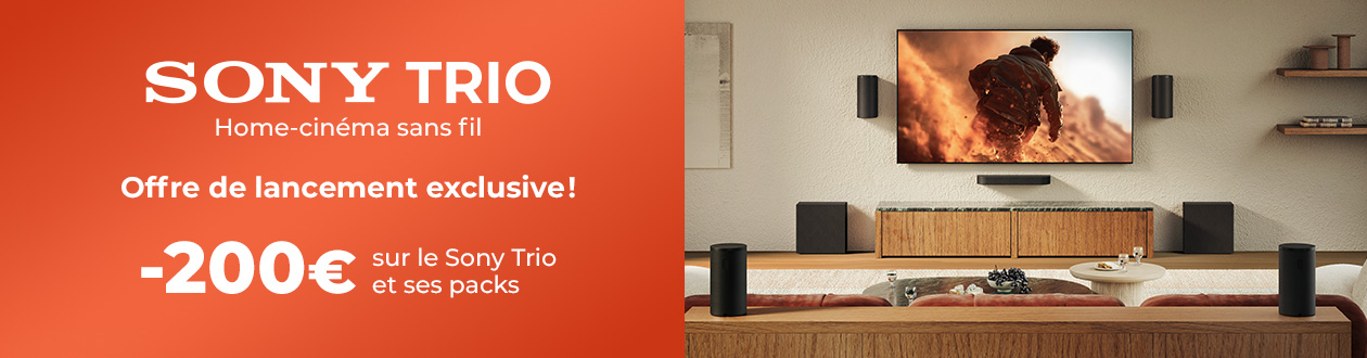 Sony Trio : offre de lancement exclusive