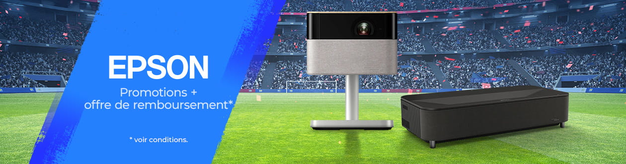 Vidéoprojecteurs Epson : jusqu'à 300€ de remise