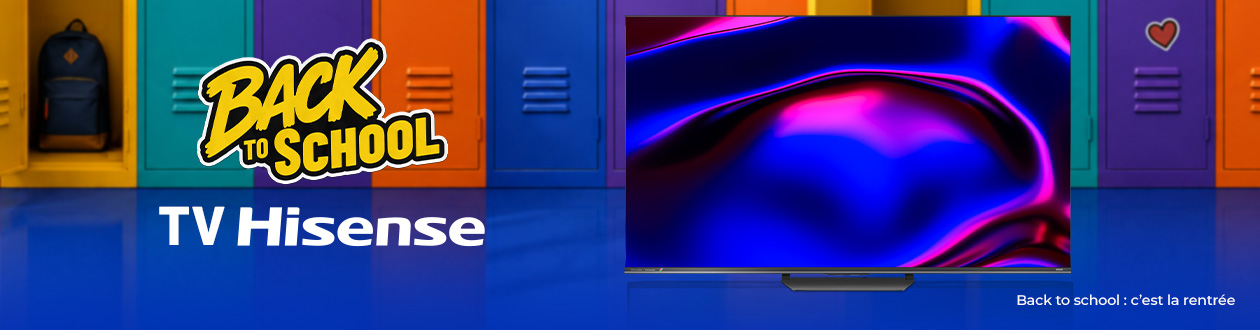 Code promo Back To School TV Hisense : -10 % avec le code HISEN10