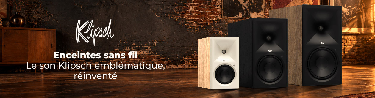 Enceintes actives Klipsch Heritage : The Fives II, The Sevens II, The Nines II