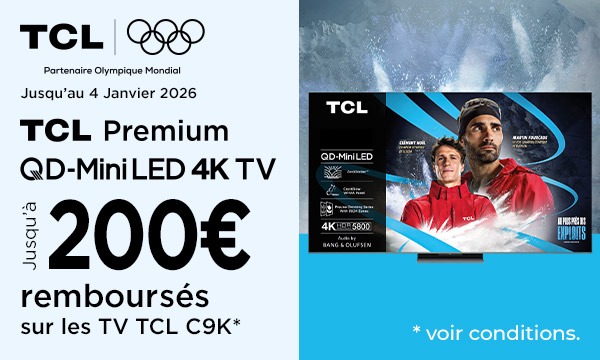 TV TCL C9K : 200€ de remboursés